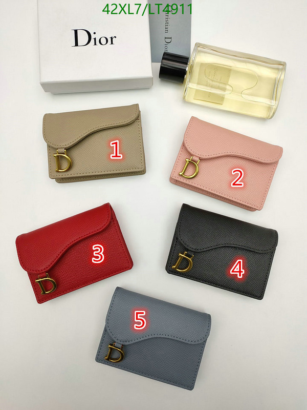 Dior Bag-(4A)-Wallet- Code: LT4911 $: 42USD