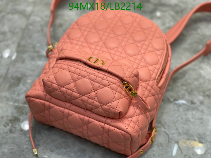 DiorBag-(4A)-Backpack- Code: LB2214 $: 94USD