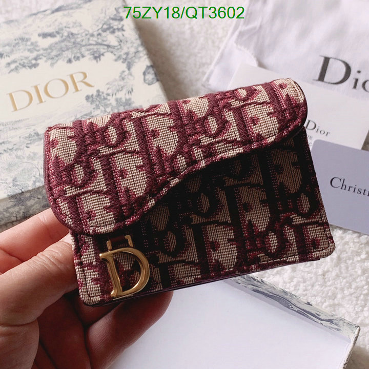 Dior Bag-(4A)-Wallet- Code: QT3602 $: 75USD