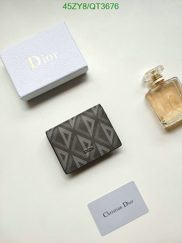 Dior Bag-(4A)-Wallet- Code: QT3676 $: 45USD