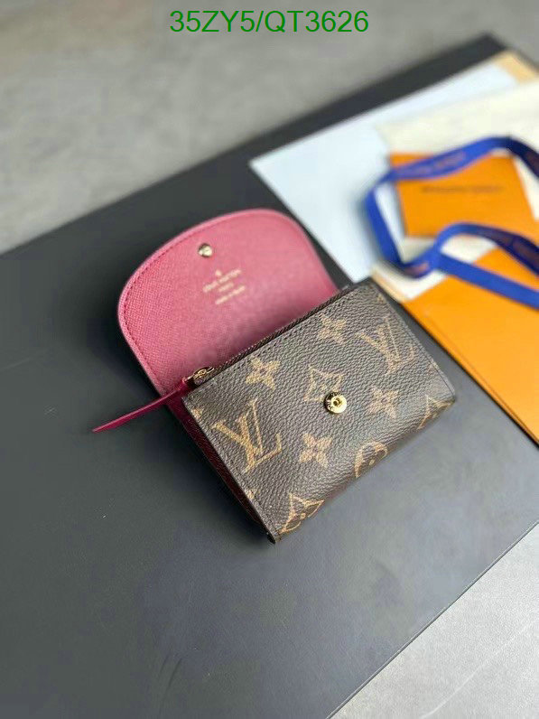 LV Bag-(4A)-Wallet- Code: QT3626 $: 35USD