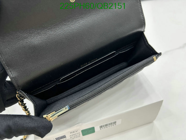 Chanel Bag-(Mirror)-Diagonal- Code: QB2151 $: 225USD