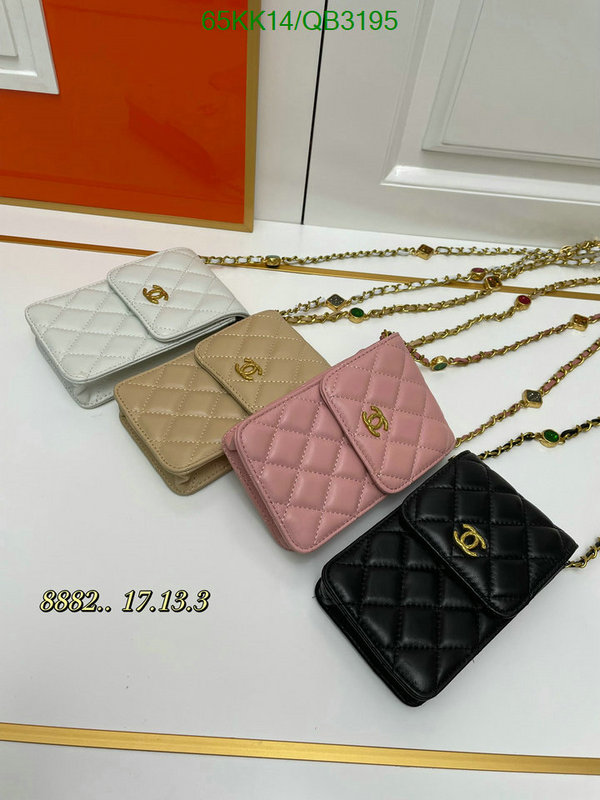 Chanel Bags-(4A)-Diagonal- Code: QB3195 $: 65USD