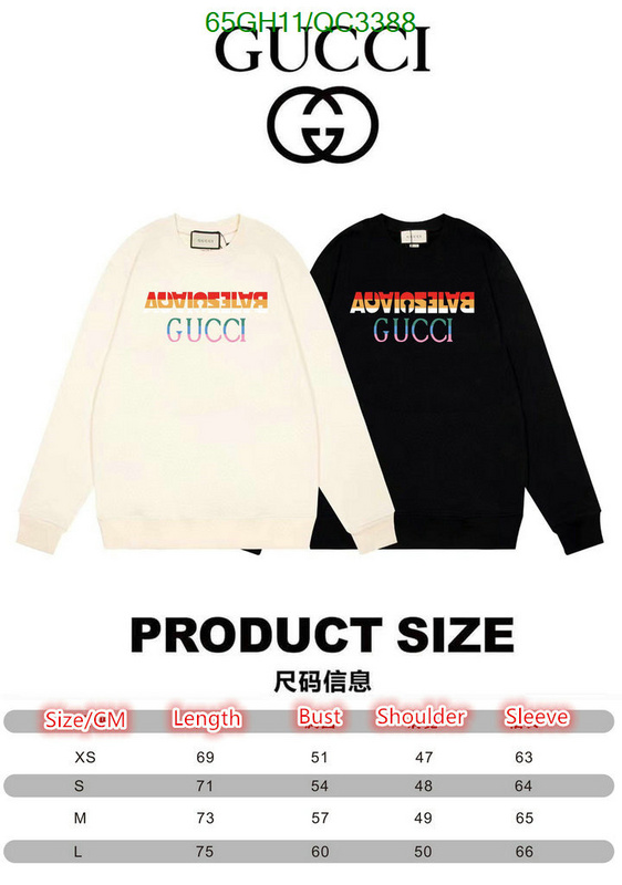 Clothing-Gucci Code: QC3388 $: 65USD