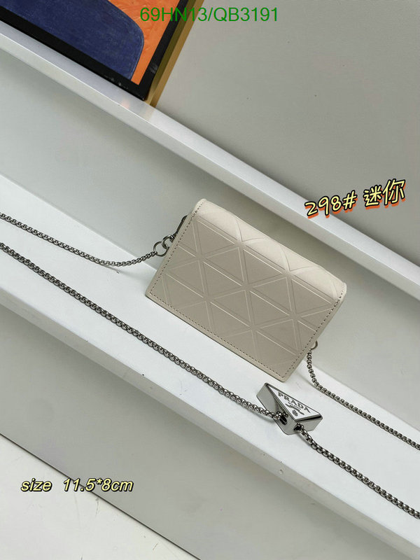 Prada Bag-(4A)-Diagonal- Code: QB3191 $: 69USD