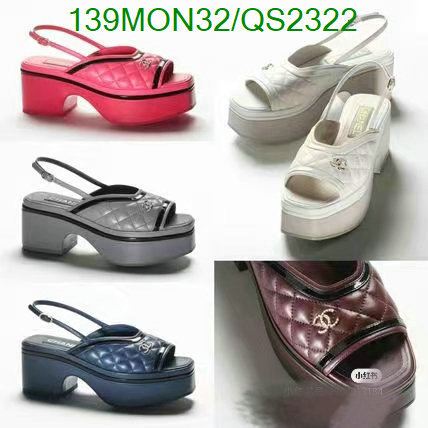 Women Shoes-Chanel Code: QS2322 $: 139USD