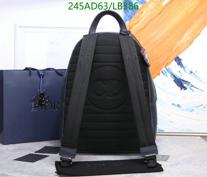 Dior Bag-(Mirror)-Backpack- Code: LB386 $: 245USD