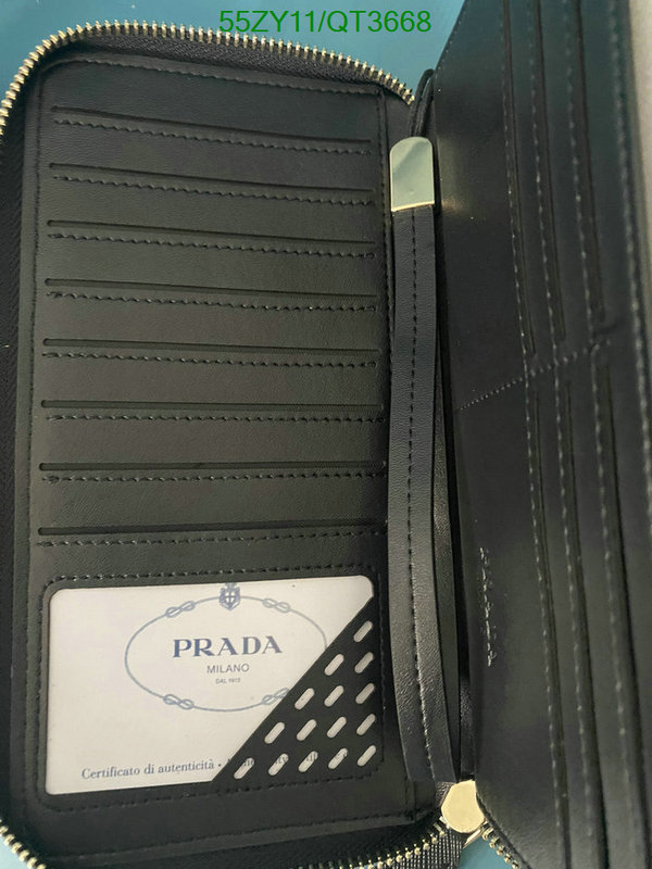 Prada Bag-(4A)-Wallet- Code: QT3668 $: 55USD