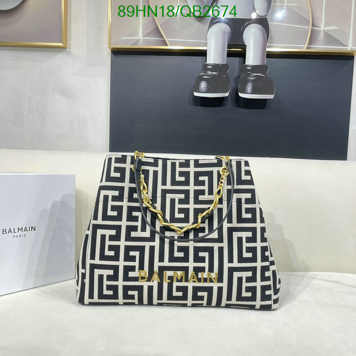 Balmain Bag-(4A)-Handbag- Code: QB2674 $: 89USD