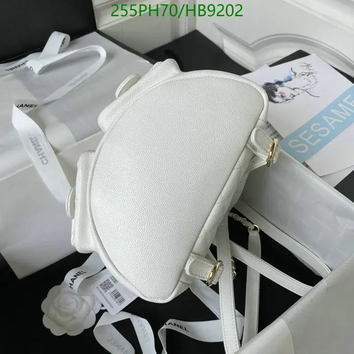 Chanel Bag-(Mirror)-Backpack- Code: HB9202 $: 255USD