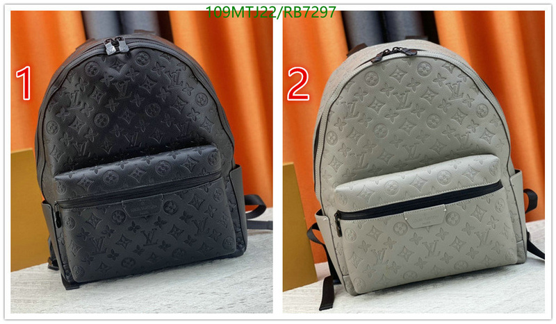 LV Bag-(4A)-Backpack- Code: RB7297 $: 109USD