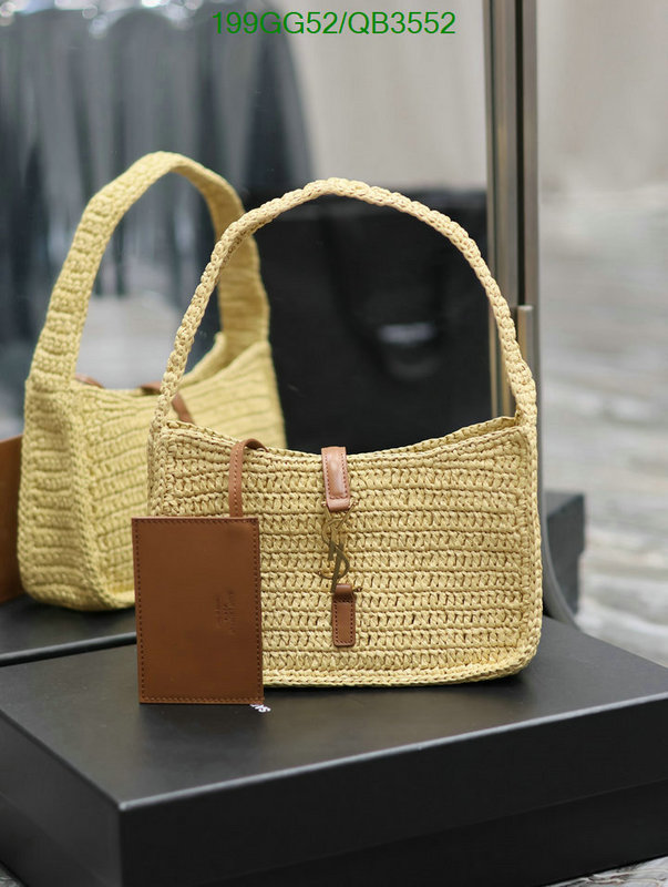 YSL Bag-(Mirror)-Handbag- Code: QB3552