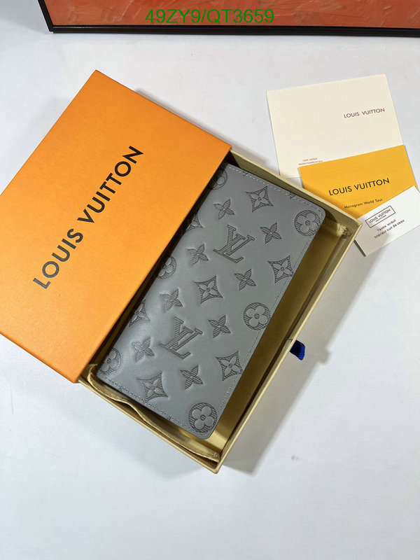 LV Bag-(4A)-Wallet- Code: QT3659 $: 49USD