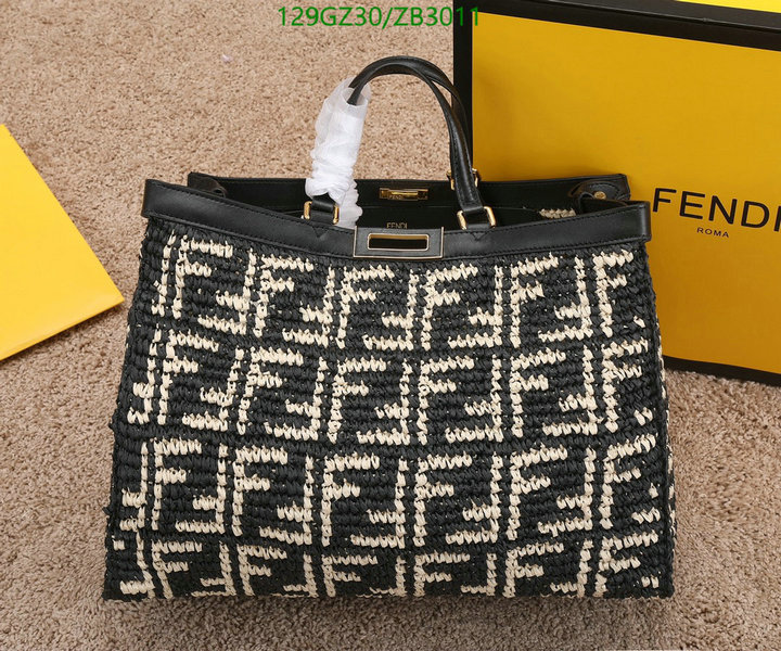 Fendi Bag-(4A)-Handbag- Code: ZB3011 $: 129USD