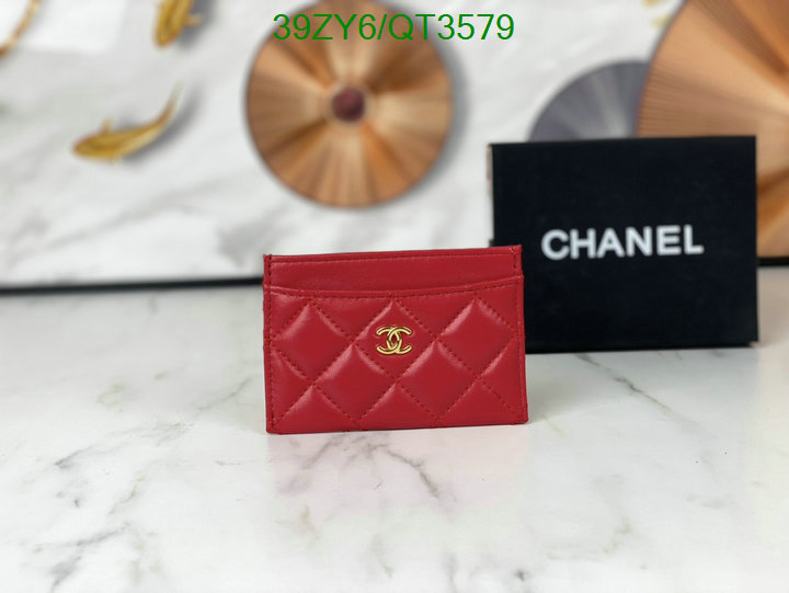 Chanel Bags-(4A)-Wallet- Code: QT3579 $: 39USD