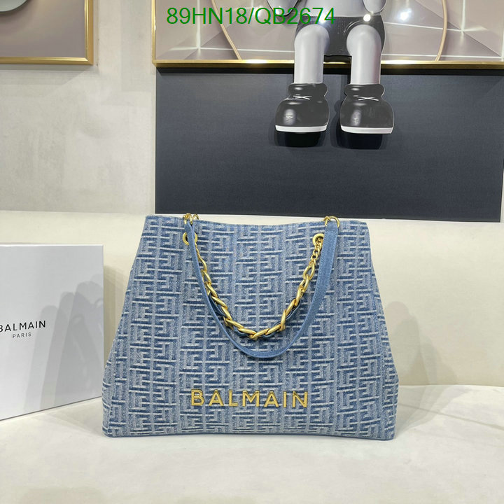 Balmain Bag-(4A)-Handbag- Code: QB2674 $: 89USD