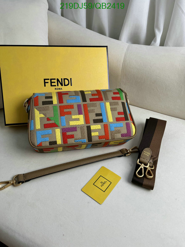 Fendi Bag-(Mirror)-Baguette Code: QB2419 $: 219USD