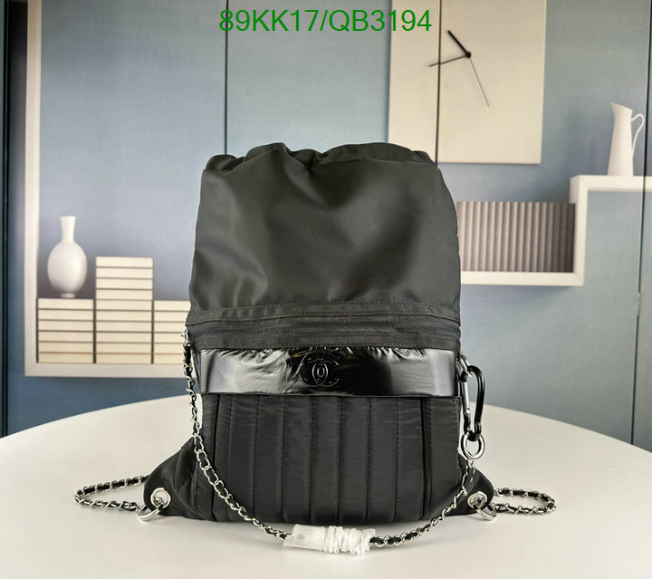 Chanel Bags-(4A)-Backpack- Code: QB3194 $: 89USD