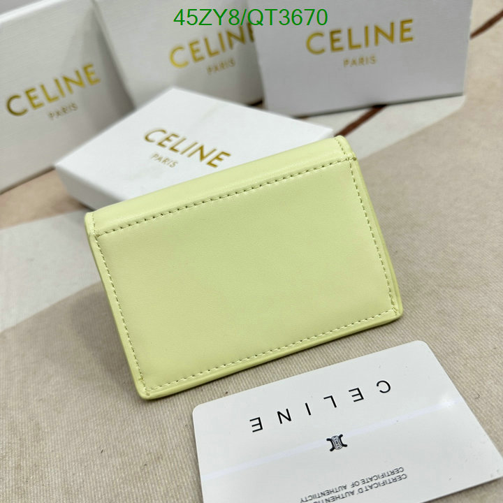 Celine Bag-(4A)-Wallet- Code: QT3670 $: 45USD