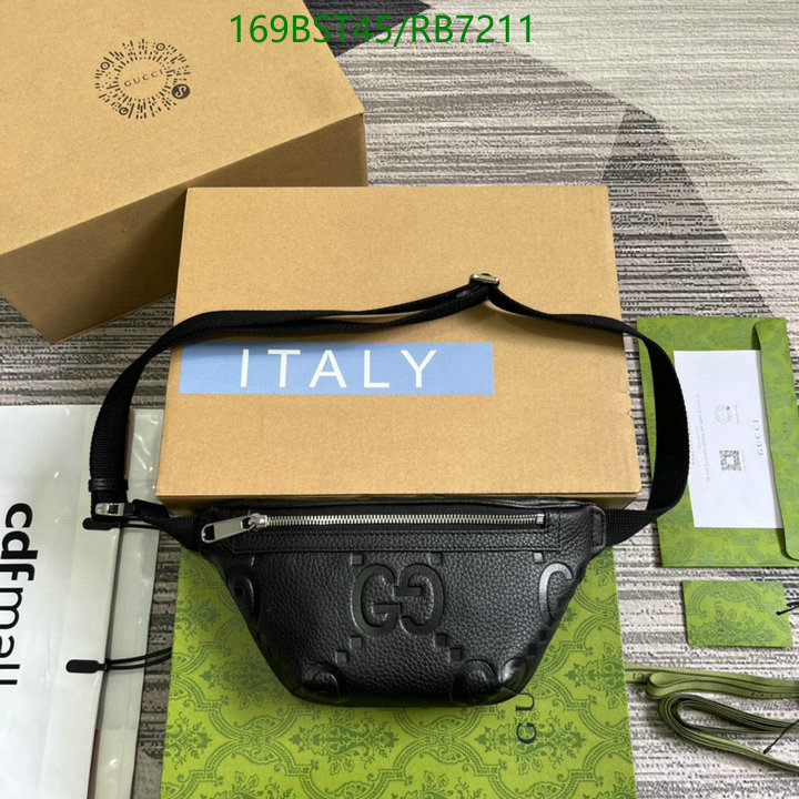 Gucci Bag-(Mirror)-Belt Bag-Chest Bag-- Code: RB7211 $: 169USD