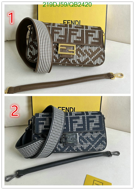 Fendi Bag-(Mirror)-Baguette Code: QB2420 $: 219USD