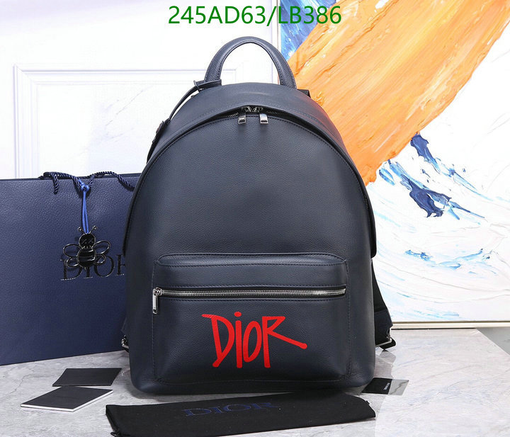 Dior Bag-(Mirror)-Backpack- Code: LB386 $: 245USD