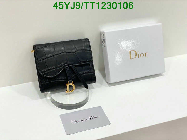 Dior Bags-(4A)-Wallet- Code: TT1230106 $: 45USD
