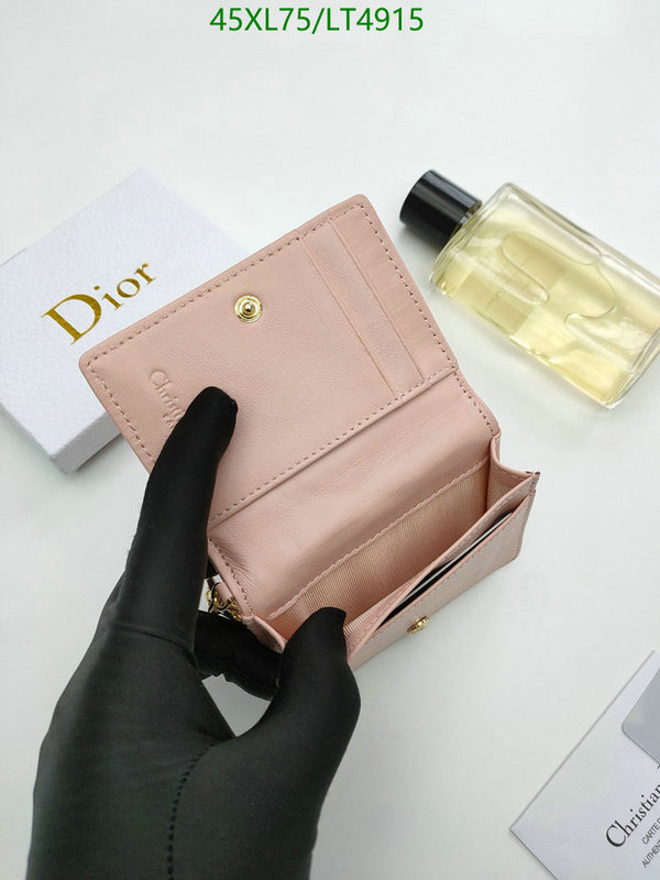 Dior Bags-(4A)-Wallet- Code: LT4915 $: 45USD