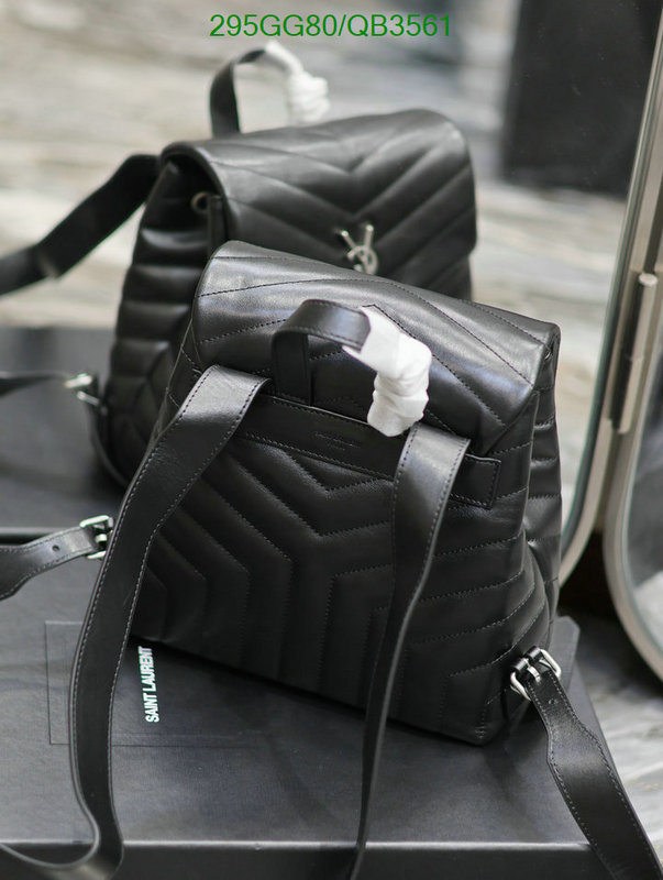 YSL Bag-(Mirror)-Backpack- Code: QB3561