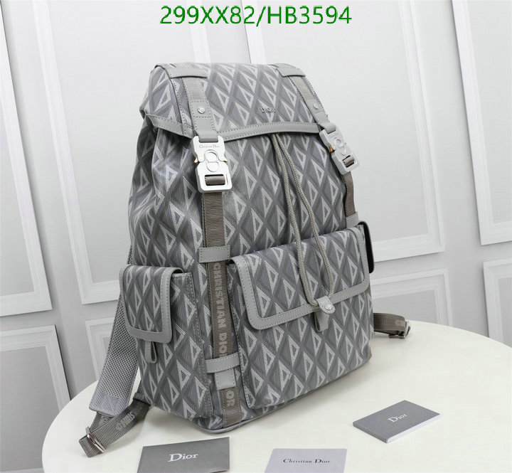 Dior Bag-(Mirror)-Backpack- Code: HB3594 $: 299USD