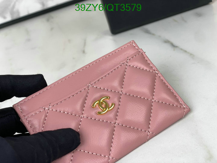 Chanel Bags-(4A)-Wallet- Code: QT3579 $: 39USD