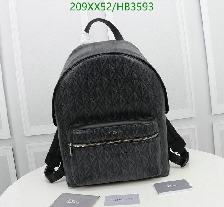 Dior Bag-(Mirror)-Backpack- Code: HB3593 $: 209USD