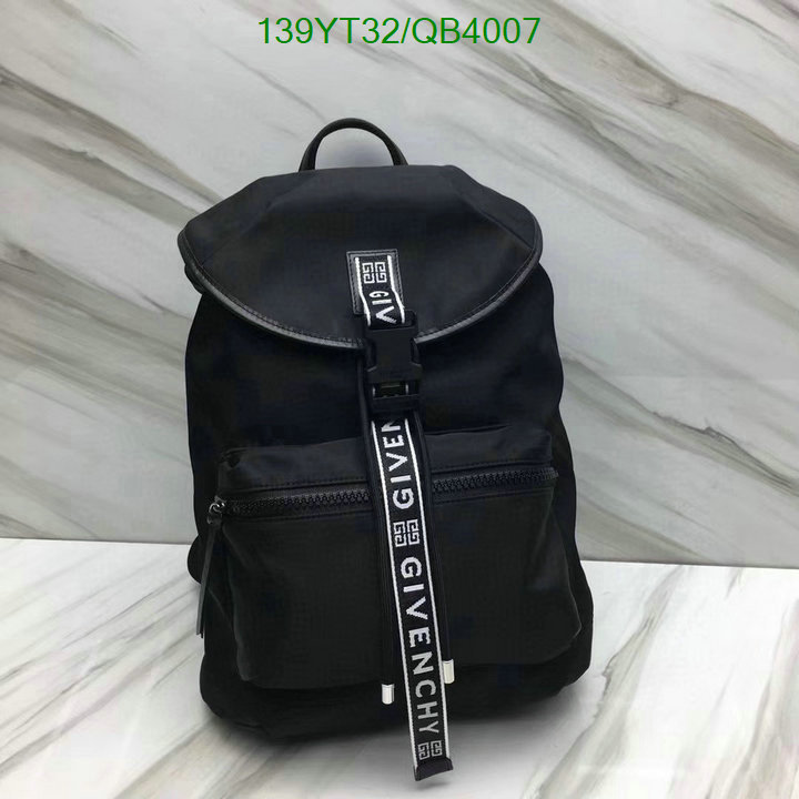 Givenchy Bag-(Mirror)-Backpack- Code: QB4007 $: 139USD