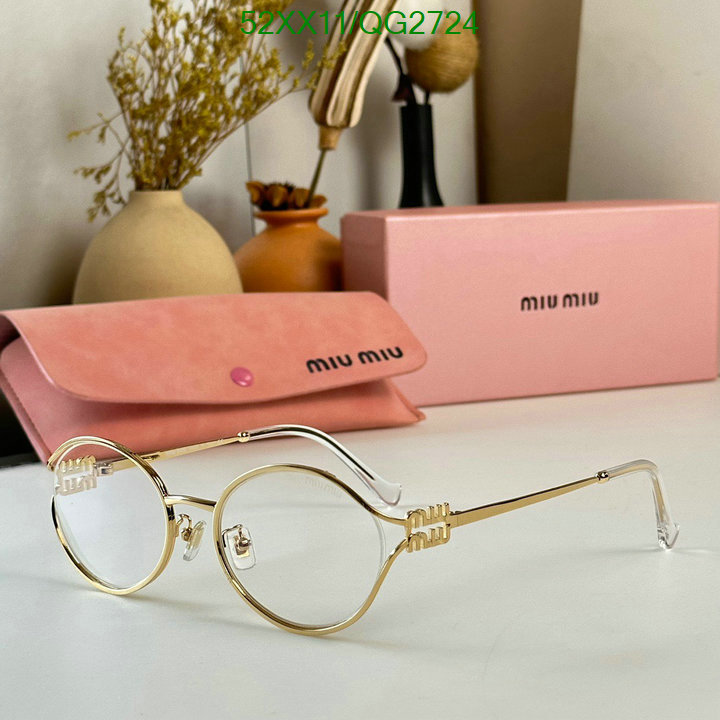 Glasses-MiuMiu Code: QG2724 $: 52USD