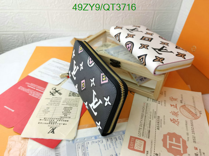 LV Bag-(4A)-Wallet- Code: QT3716 $: 49USD