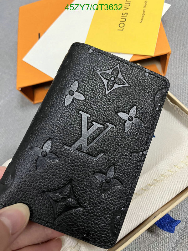 LV Bag-(4A)-Wallet- Code: QT3632 $: 45USD