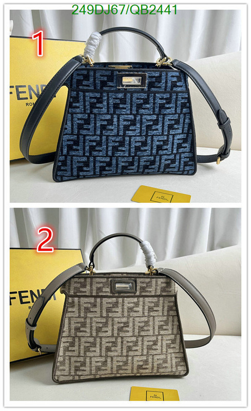 Fendi Bag-(Mirror)-Peekaboo Code: QB2441 $: 249USD