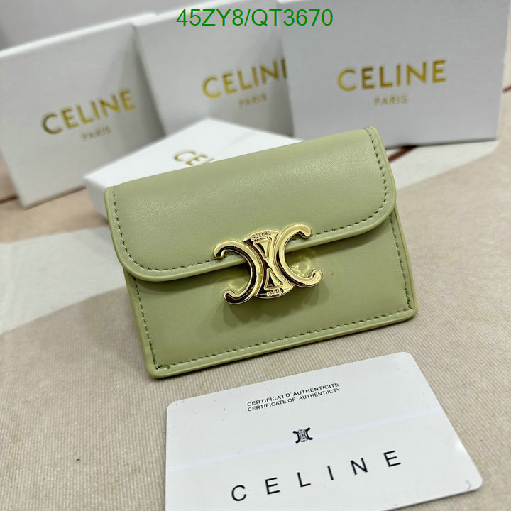 Celine Bag-(4A)-Wallet- Code: QT3670 $: 45USD