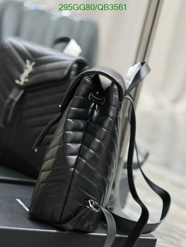 YSL Bag-(Mirror)-Backpack- Code: QB3561