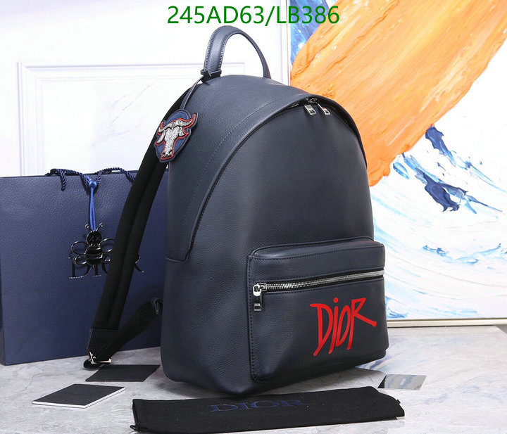 Dior Bags-(Mirror)-Backpack- Code: LB386 $: 245USD