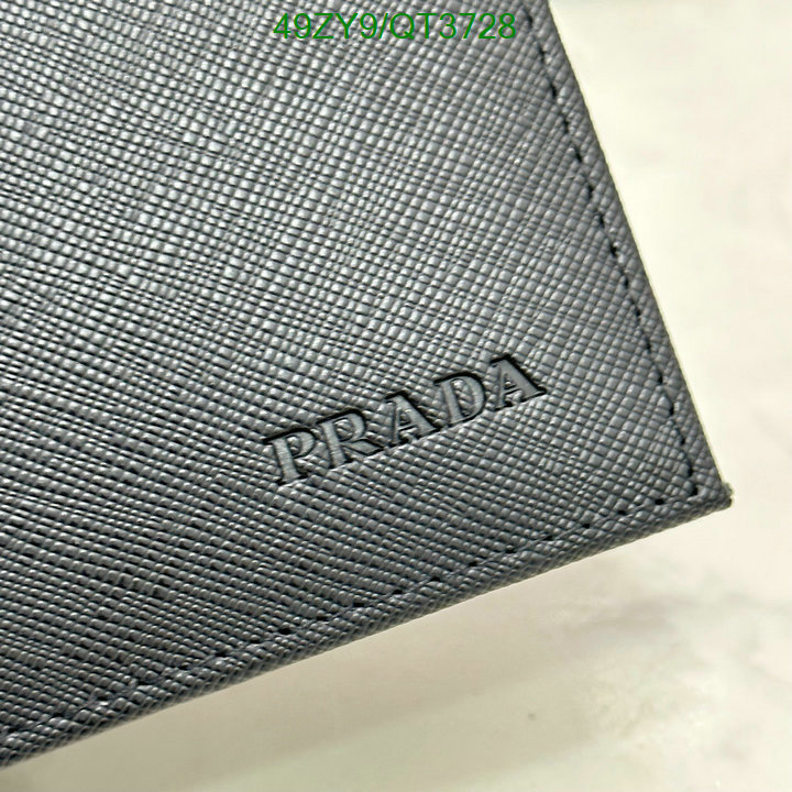 Prada Bag-(4A)-Wallet- Code: QT3728 $: 49USD