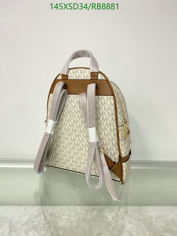 Michael Kors Bag-(Mirror)-Backpack- Code: RB8881 $: 145USD