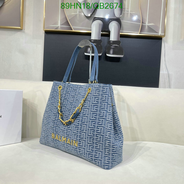 Balmain Bag-(4A)-Handbag- Code: QB2674 $: 89USD