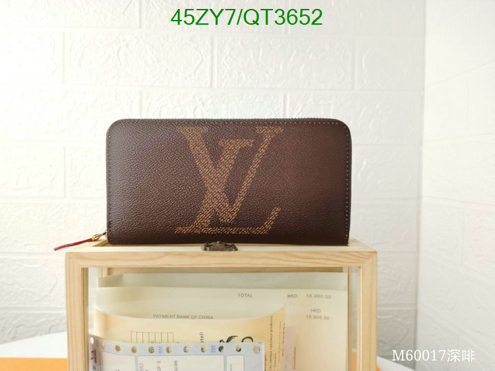 LV Bag-(4A)-Wallet- Code: QT3652 $: 45USD