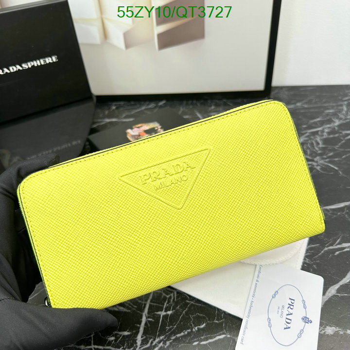 Prada Bag-(4A)-Wallet- Code: QT3727 $: 55USD