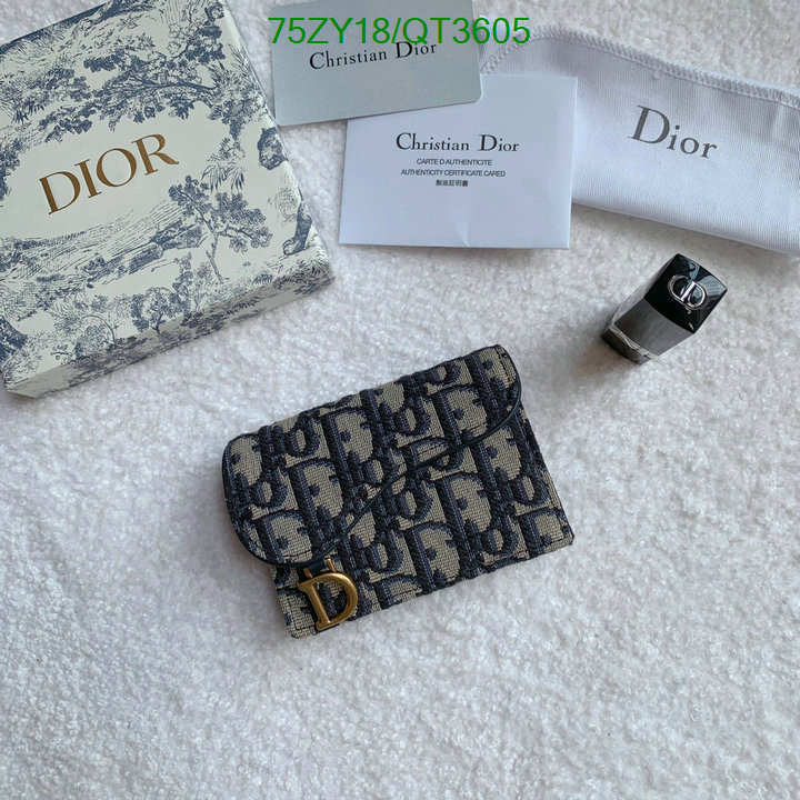 Dior Bag-(4A)-Wallet- Code: QT3605 $: 75USD