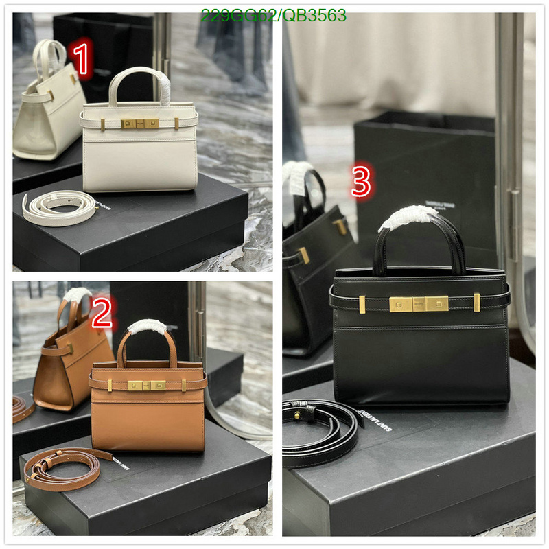 YSL Bag-(Mirror)-Handbag- Code: QB3563 $: 229USD