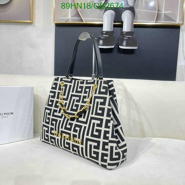 Balmain Bag-(4A)-Handbag- Code: QB2674 $: 89USD