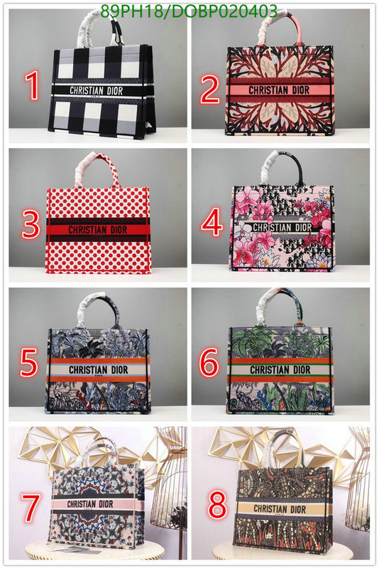 DiorBag-(4A)-Book Tote- Code: DOBP020403 $: 89USD