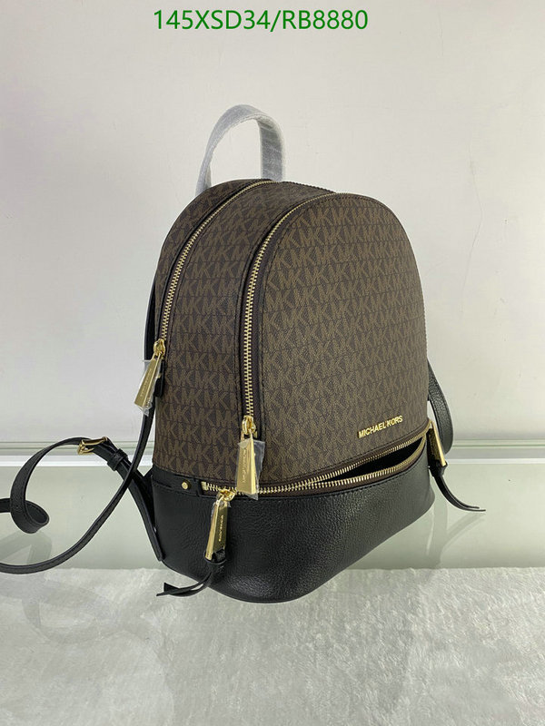 Michael Kors Bag-(Mirror)-Backpack- Code: RB8880 $: 145USD
